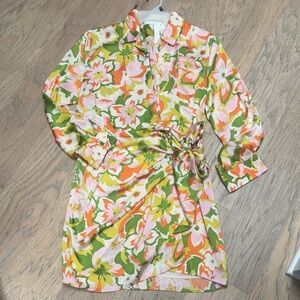 NWT! Floral Wrap Dress